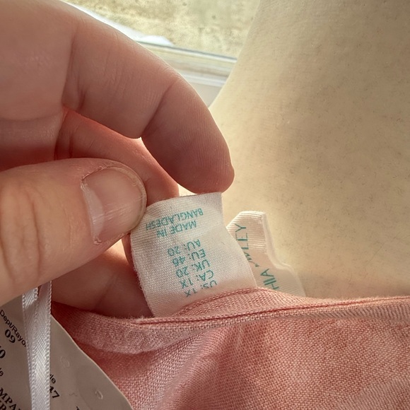 Cynthia Rowley linen tunic. - Picture 4 of 4